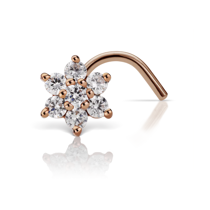 Diamond Flower Nostril Screw - Image 64