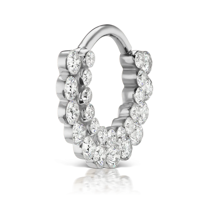 Invisible Diamond Apsara Hoop Earring - Image 10