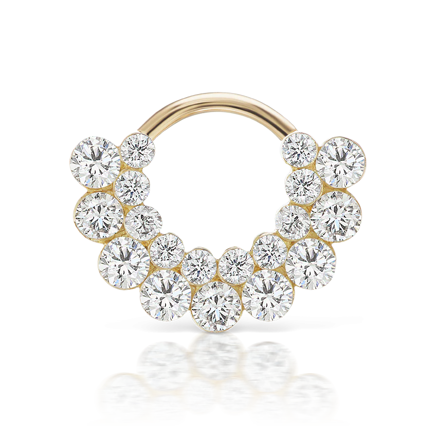 Invisible Diamond Apsara Hoop Earring - Image 14