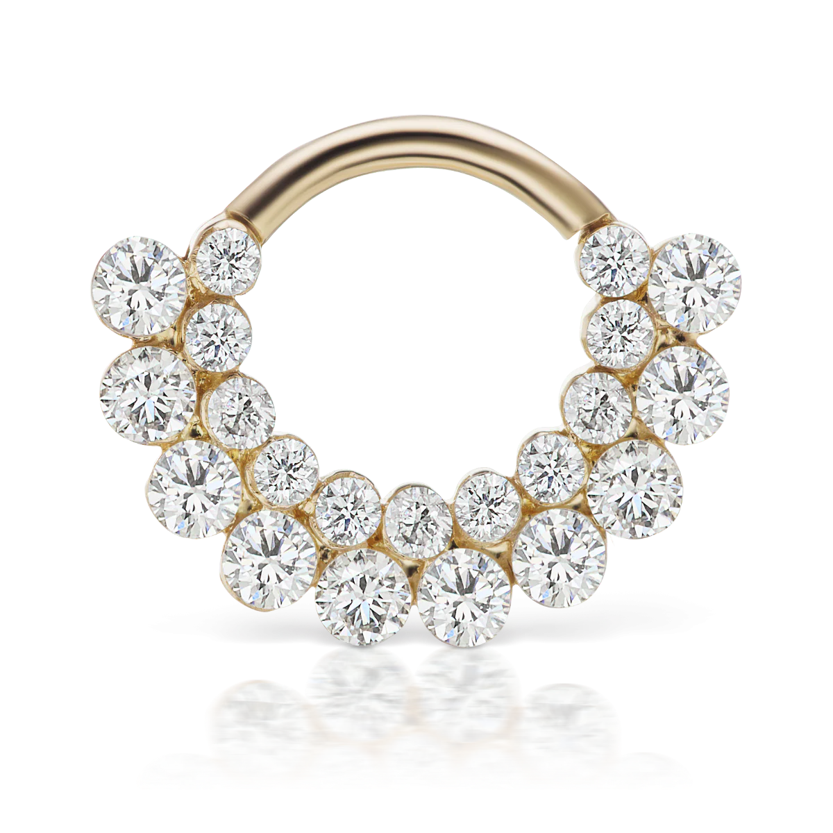 Invisible Diamond Apsara Hoop Earring - Image 15