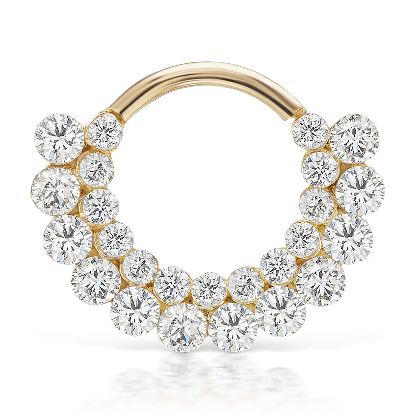Invisible Diamond Apsara Hoop Earring - Image 21