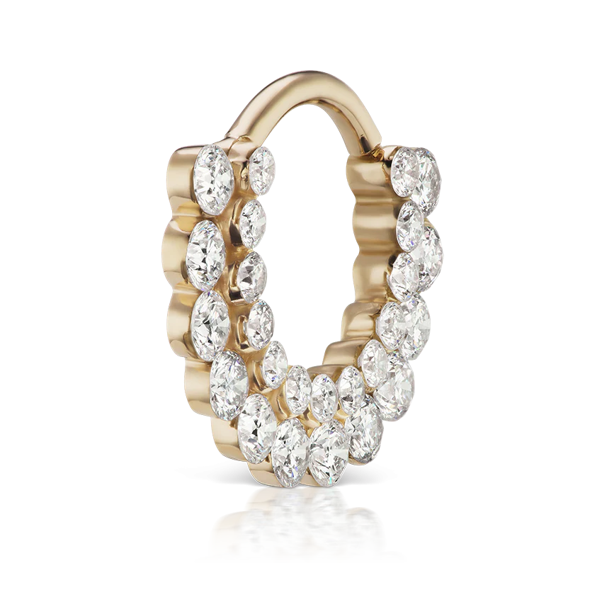 Invisible Diamond Apsara Hoop Earring - Image 22
