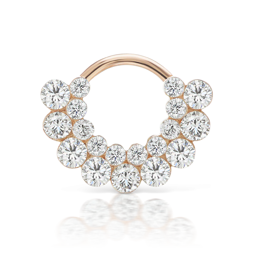 Invisible Diamond Apsara Hoop Earring - Image 26