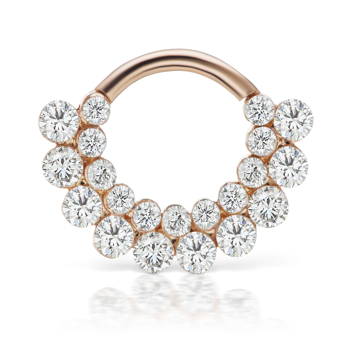 Invisible Diamond Apsara Hoop Earring - Image 27