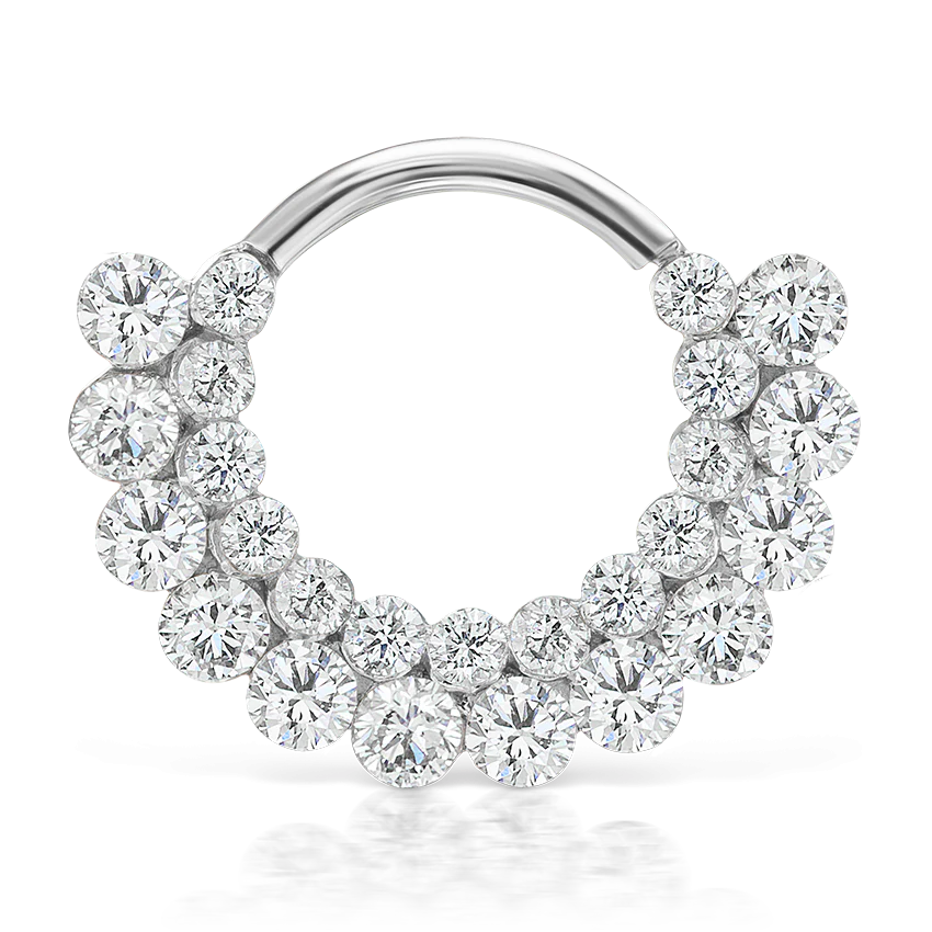 Invisible Diamond Apsara Hoop Earring - Image 9