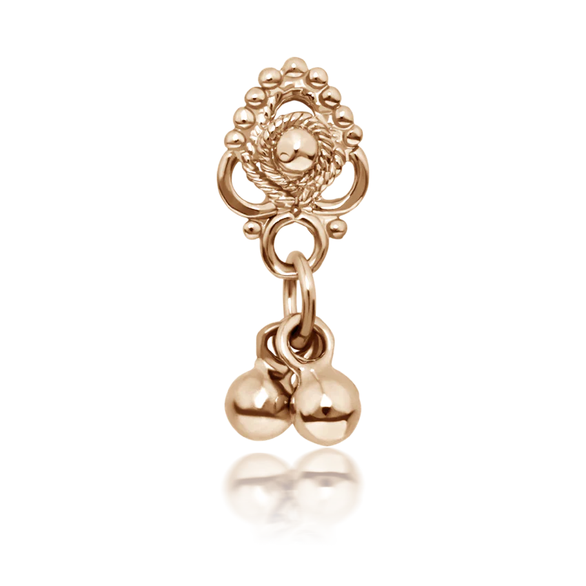 Ajna Dangle Threaded Stud Earring With Titanium Backing - Image 12