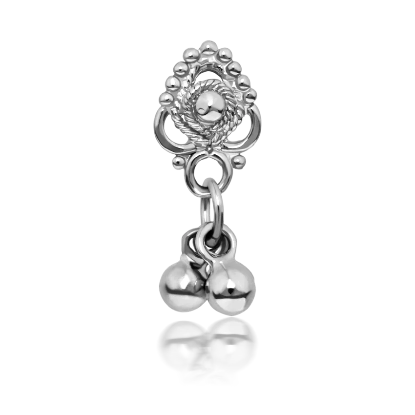 Ajna Dangle Threaded Stud Earring With Titanium Backing - Image 3