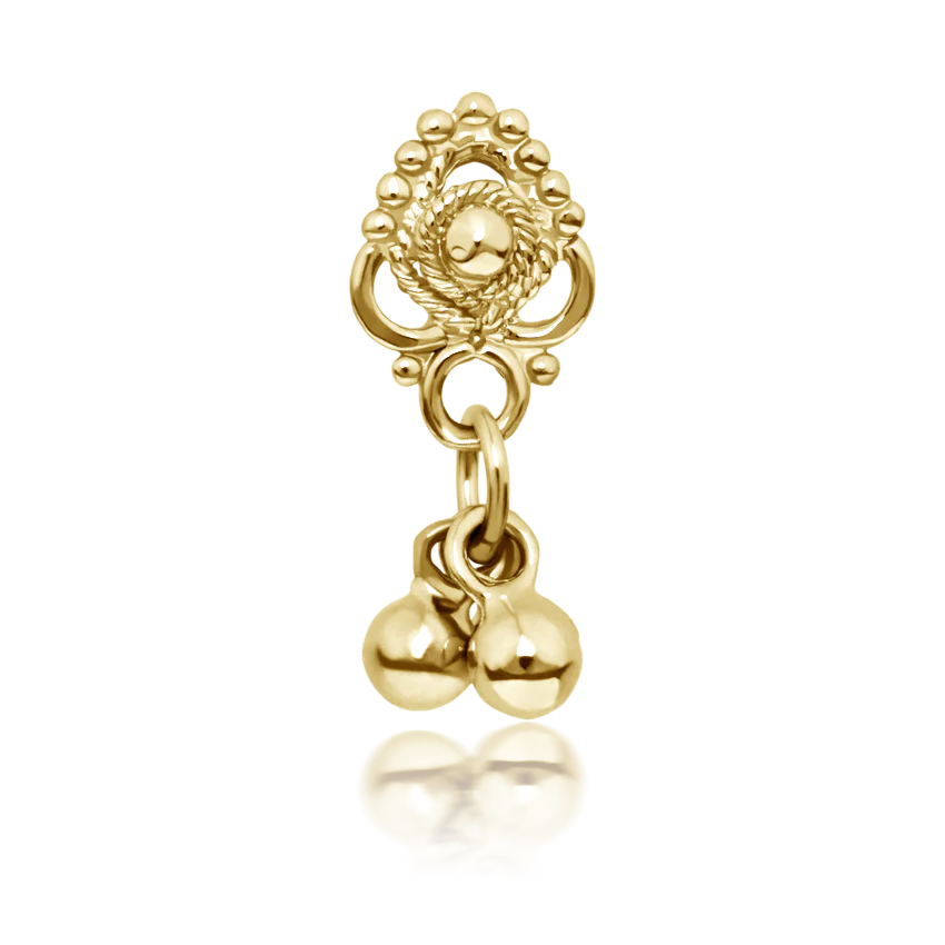 Ajna Dangle Threaded Stud Earring With Titanium Backing - Image 8