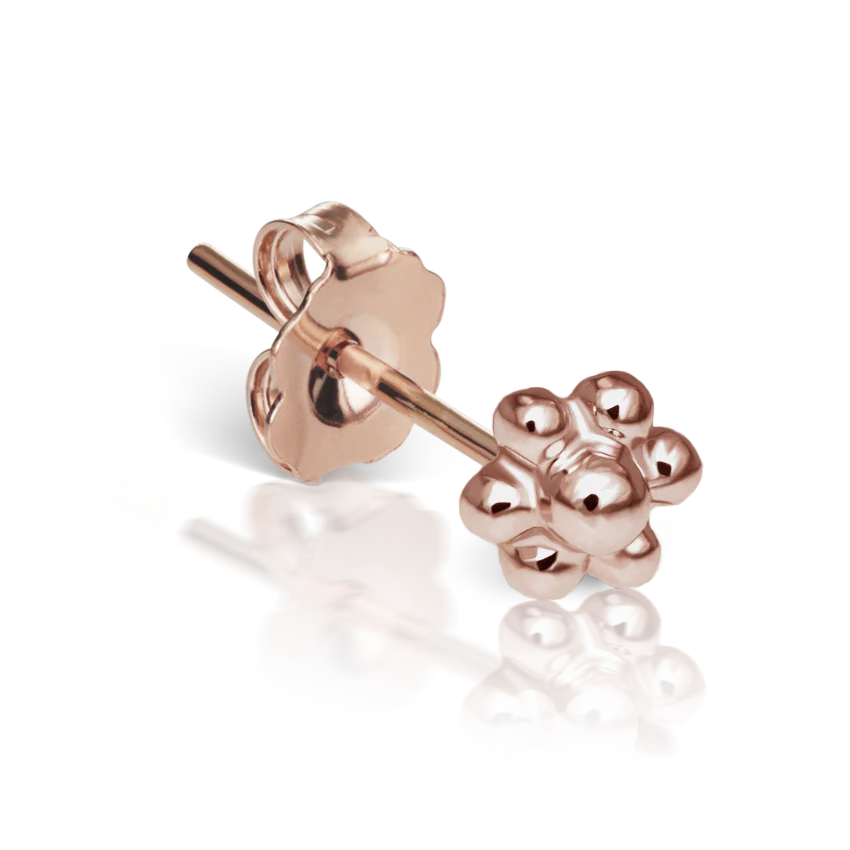 Ball Flower Stud Earring - Image 5