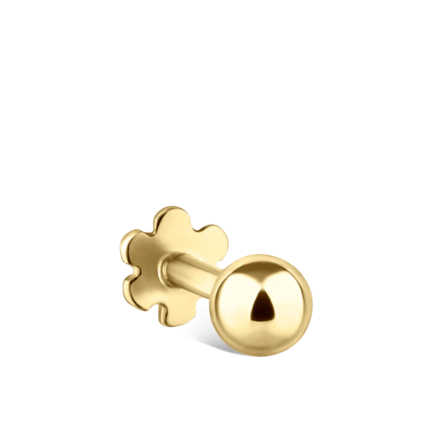 Ball Threaded Stud Earring With Titanium Backing - Image 24