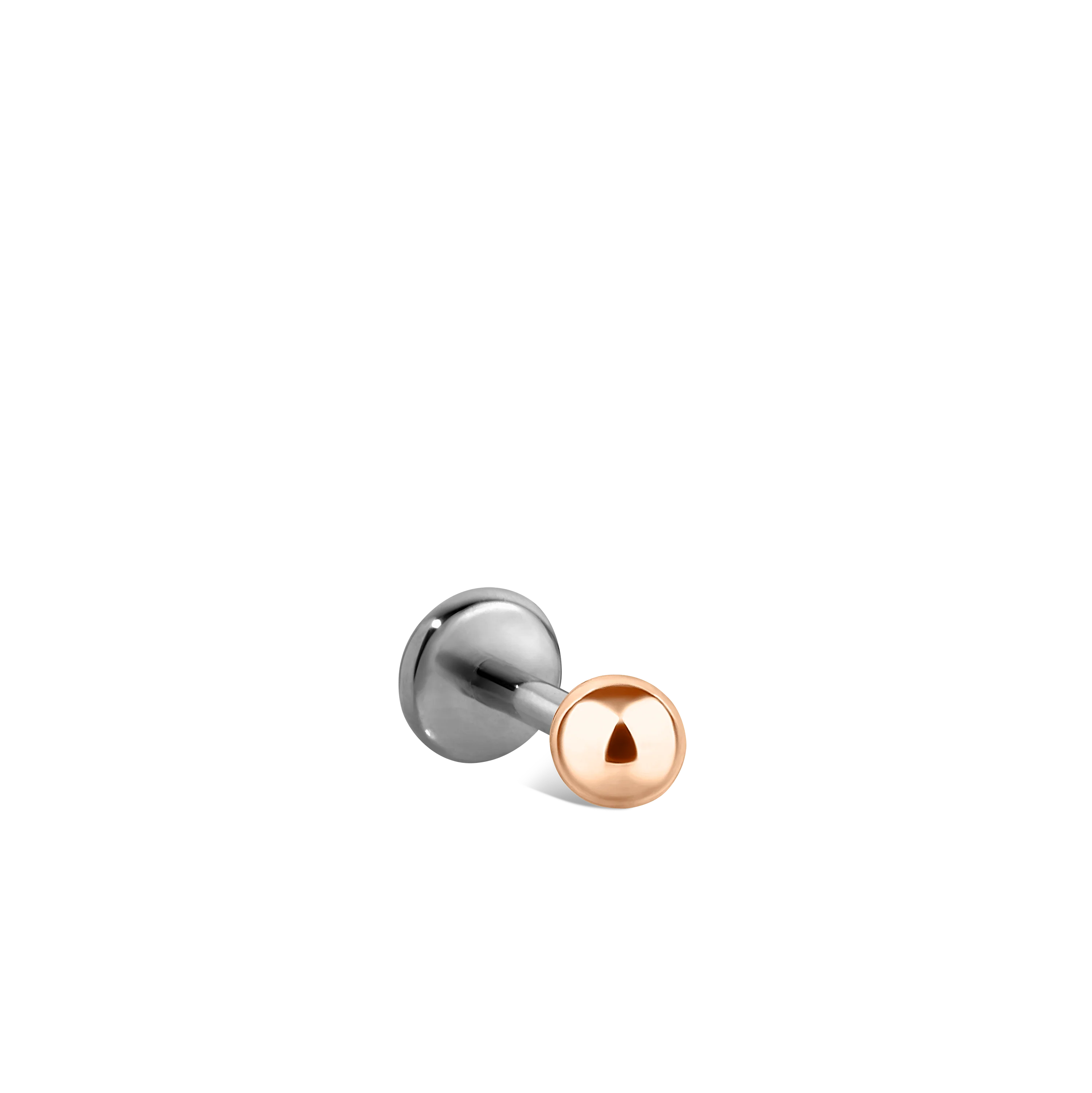 Ball Threaded Stud Earring With Titanium Backing - Image 67