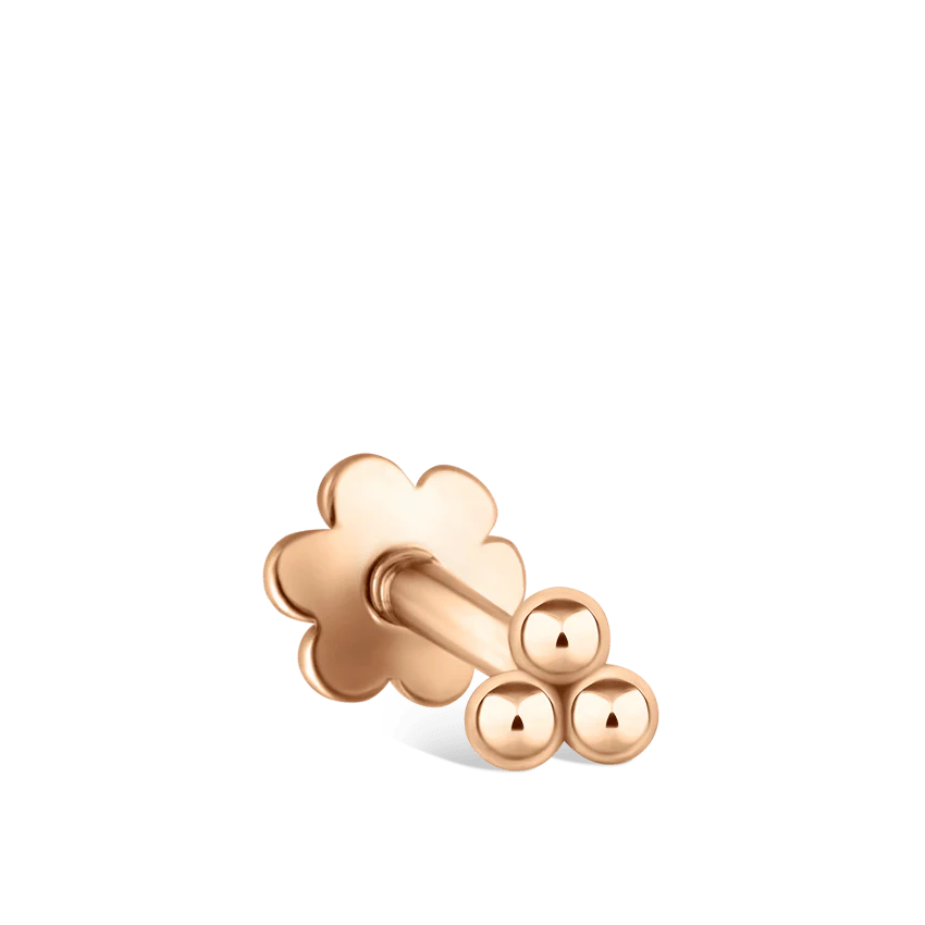 Ball Trinity Threaded Stud Earring - Image 31