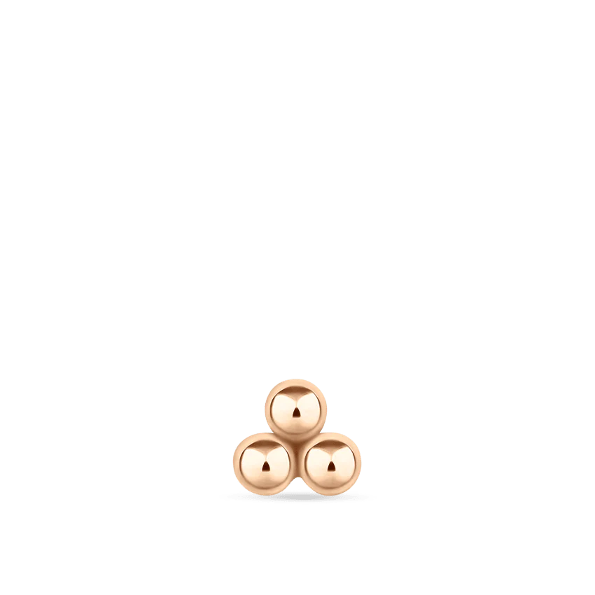 Ball Trinity Threaded Stud Earring - Image 36