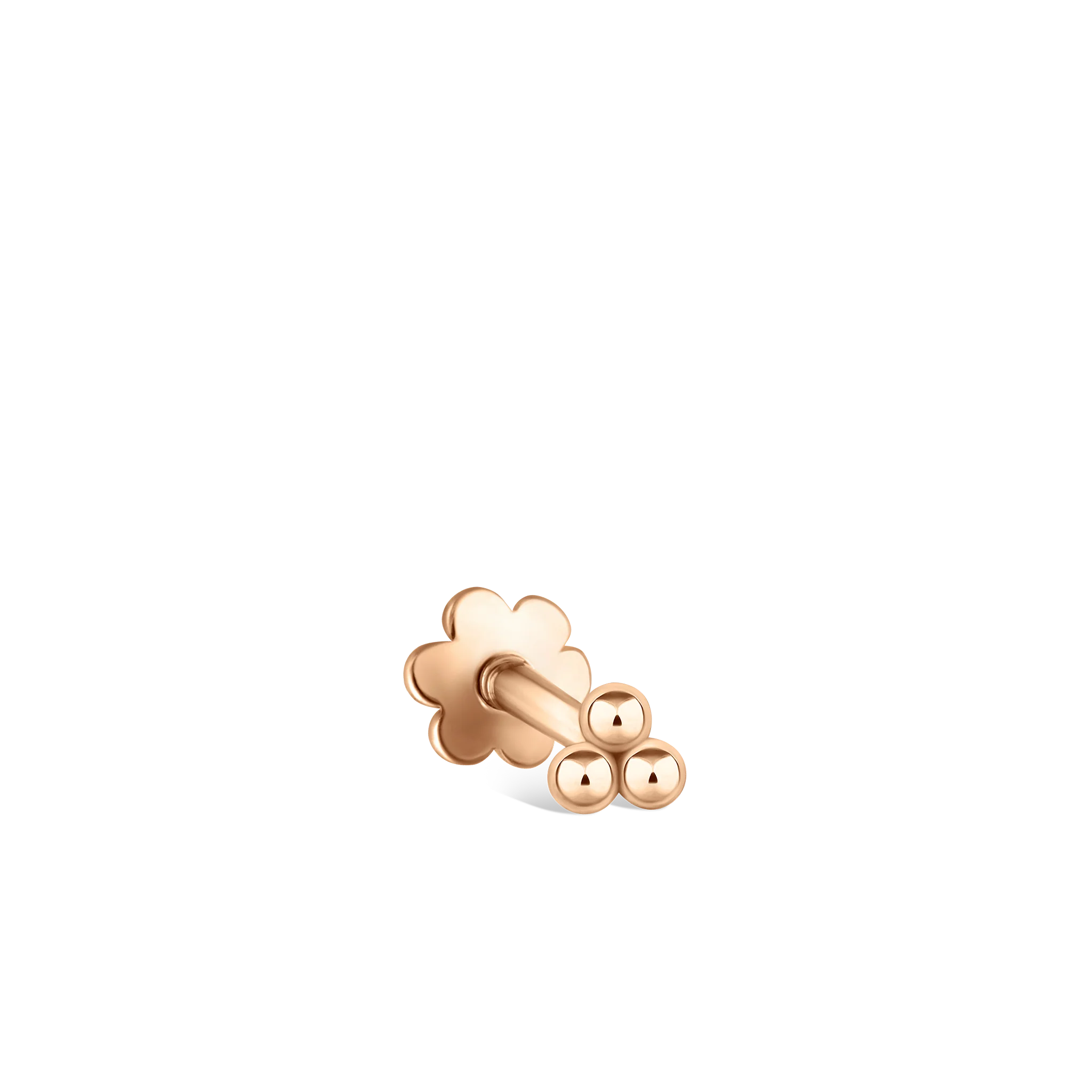 Ball Trinity Threaded Stud Earring - Image 45