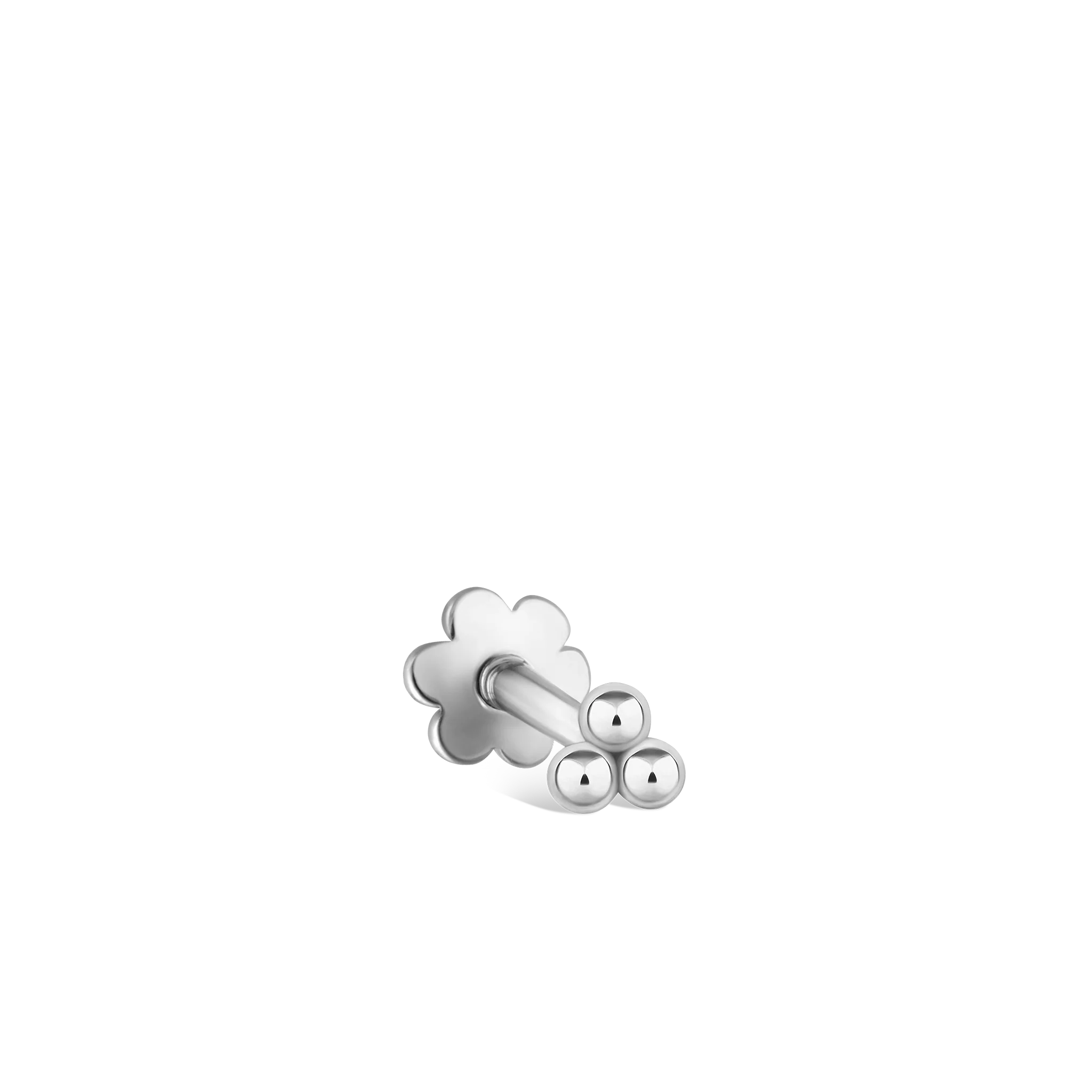 Ball Trinity Threaded Stud Earring - Image 46