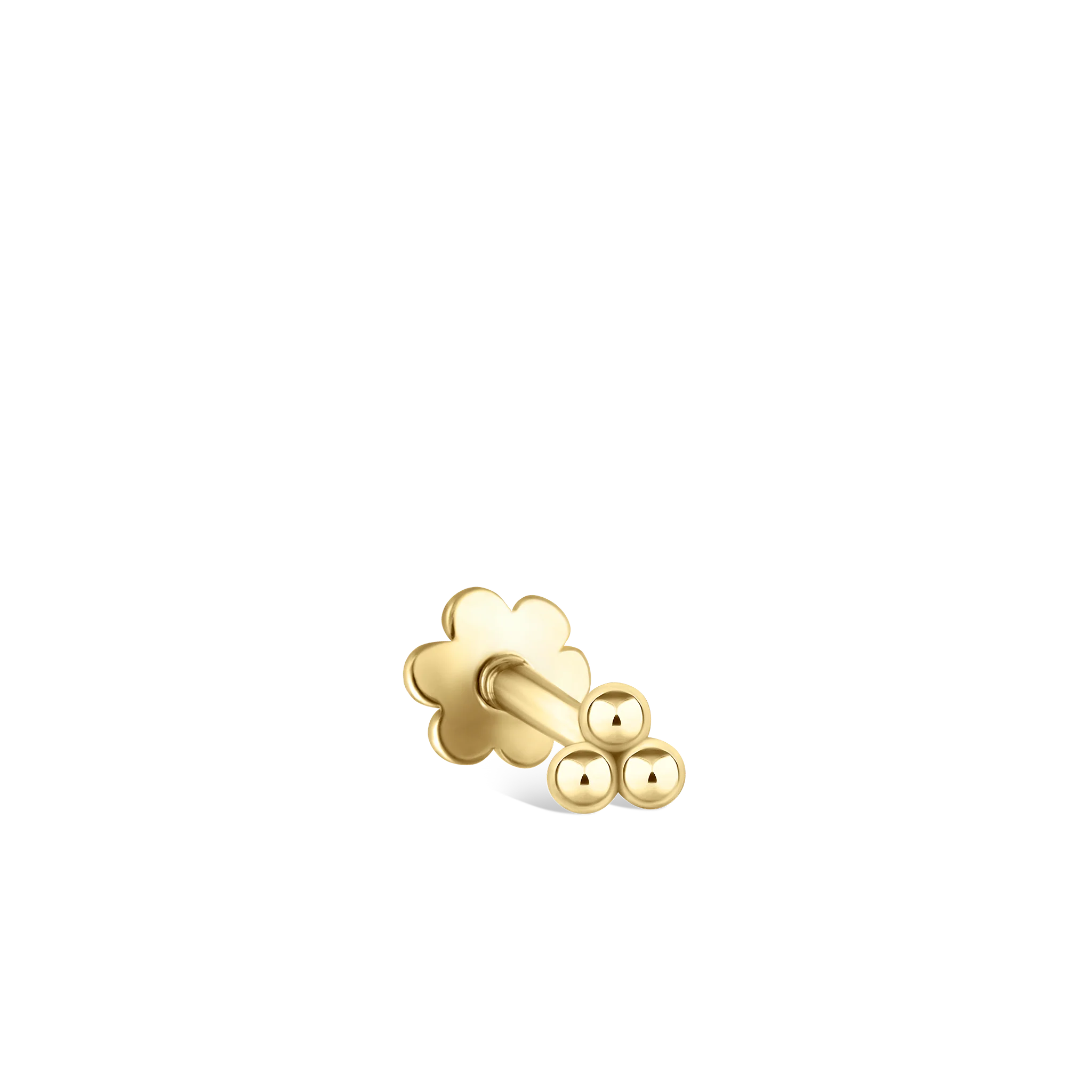 Ball Trinity Threaded Stud Earring - Image 47