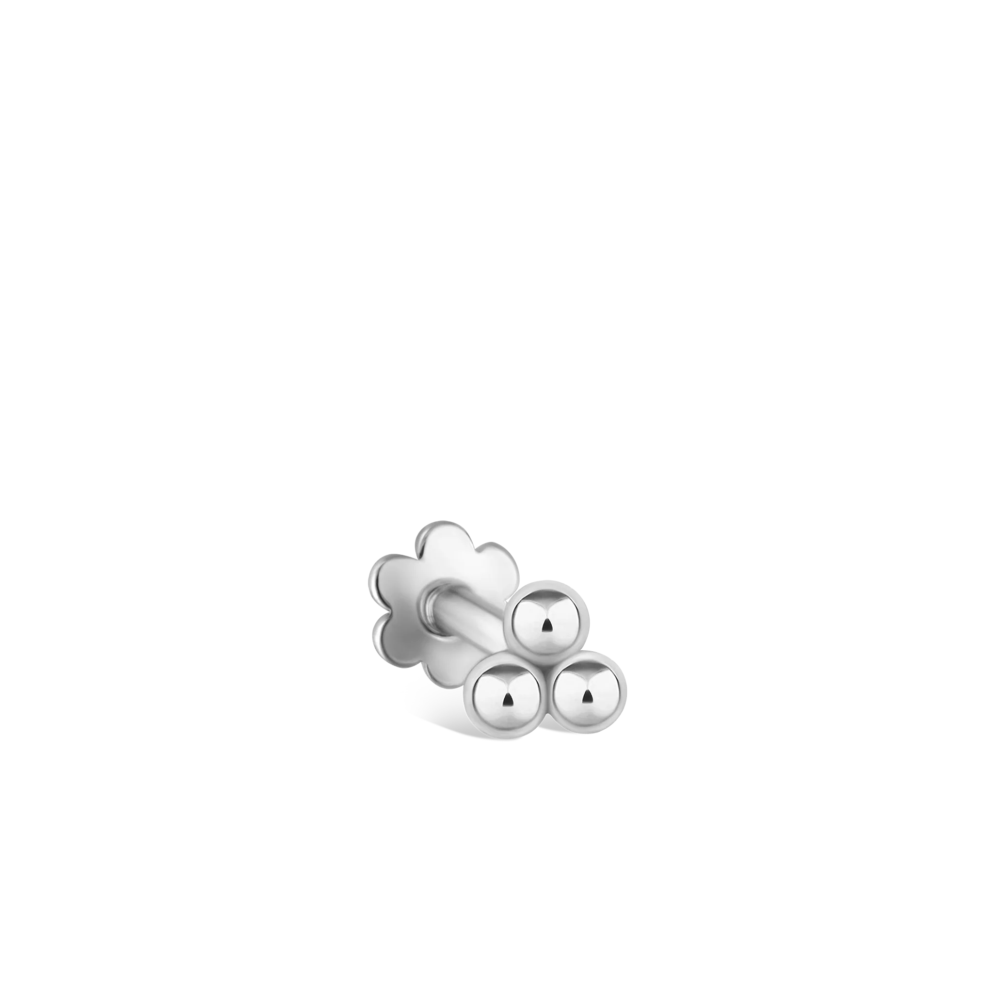 Ball Trinity Threaded Stud Earring - Image 49