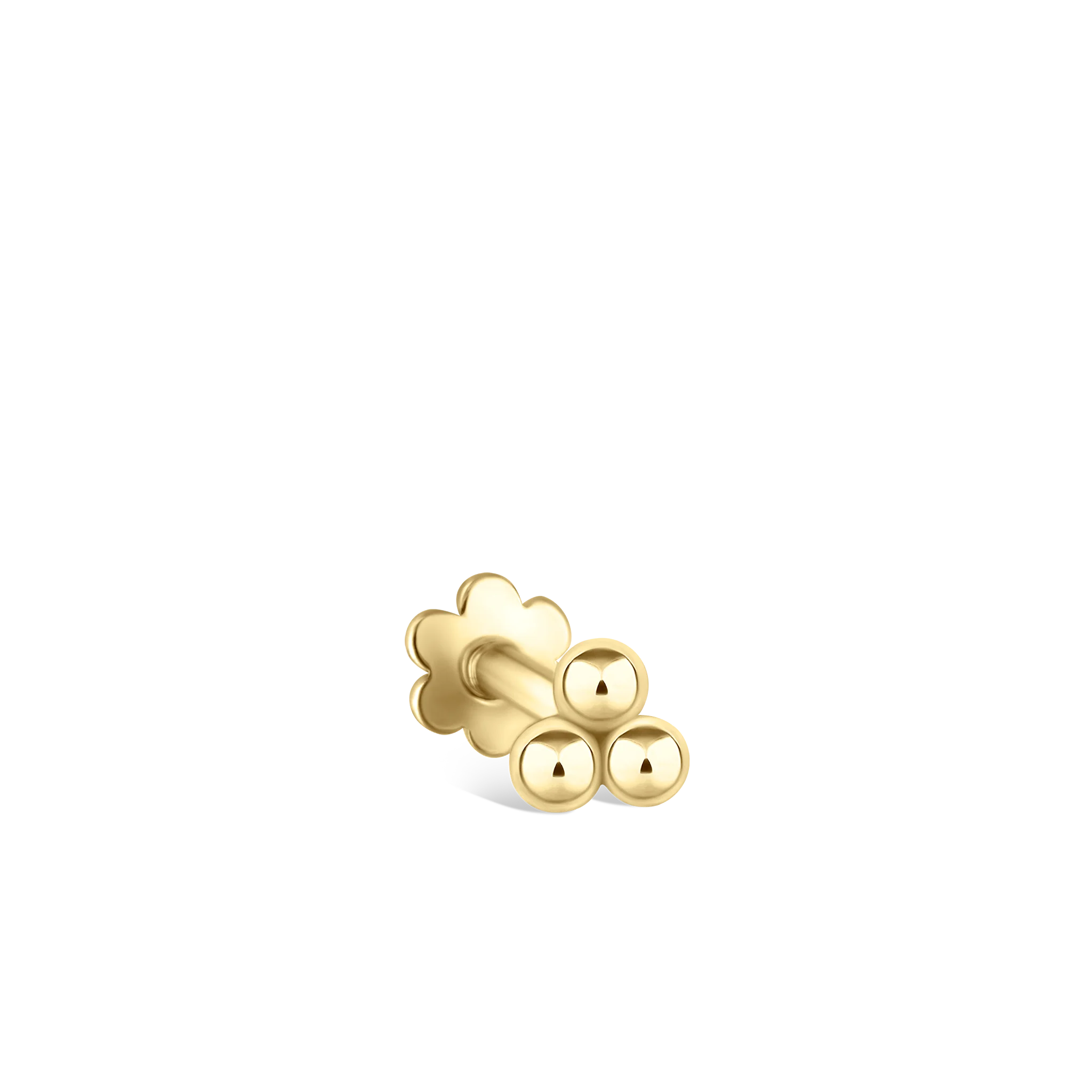 Ball Trinity Threaded Stud Earring - Image 50