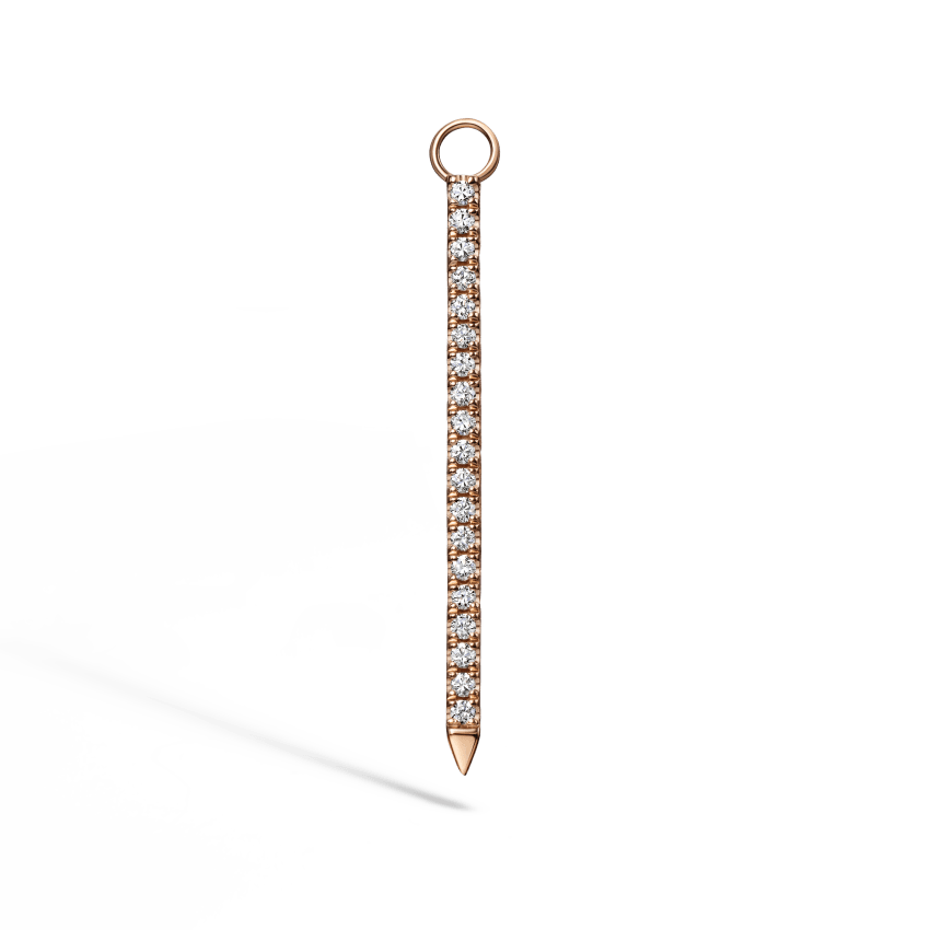 Black and White Diamond Eternity Bar Charm - Image 15