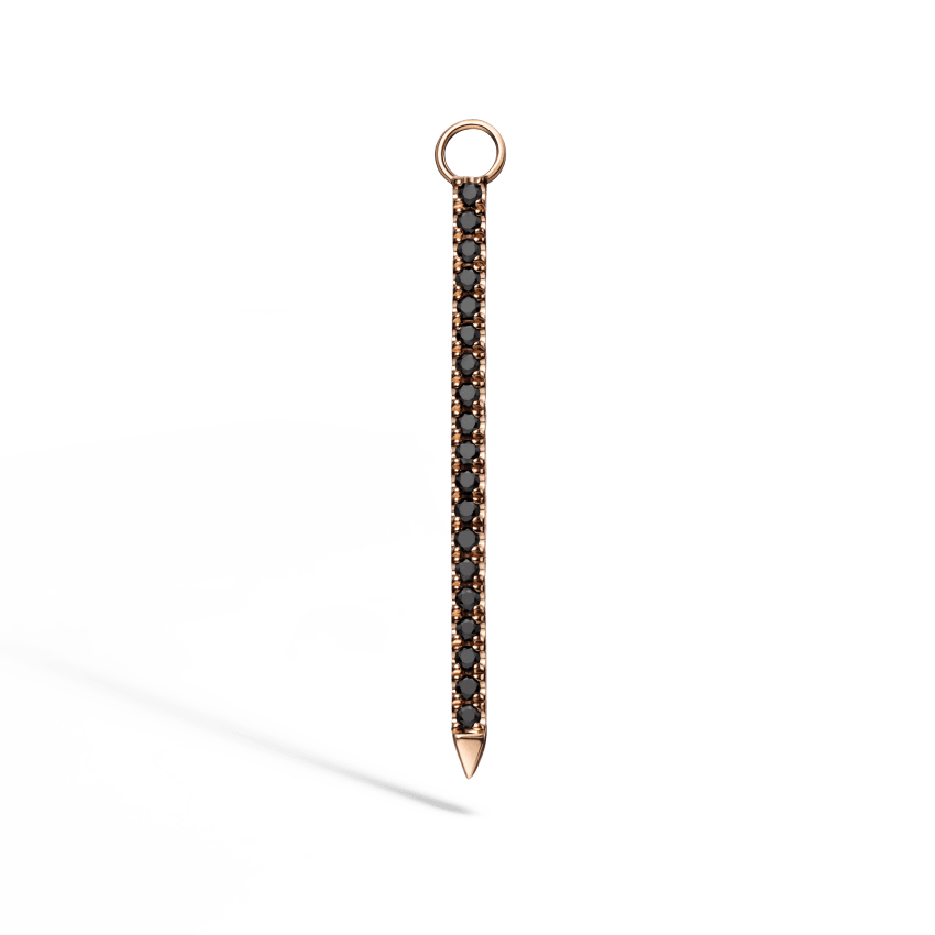Black and White Diamond Eternity Bar Charm - Image 19