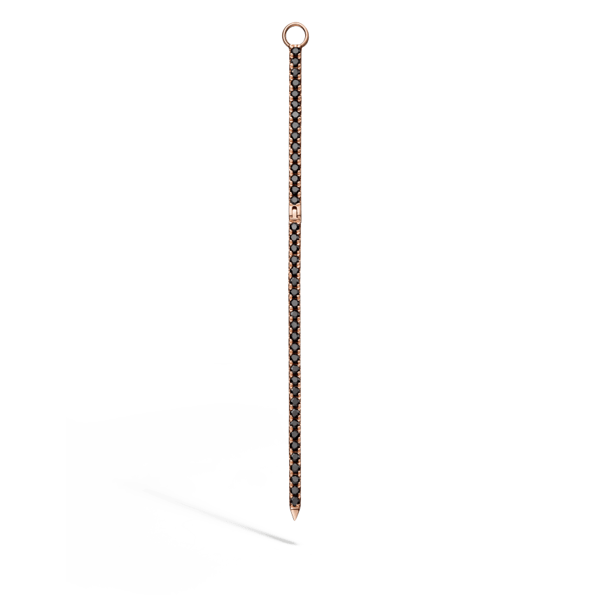 Black and White Diamond Eternity Bar Charm - Image 24