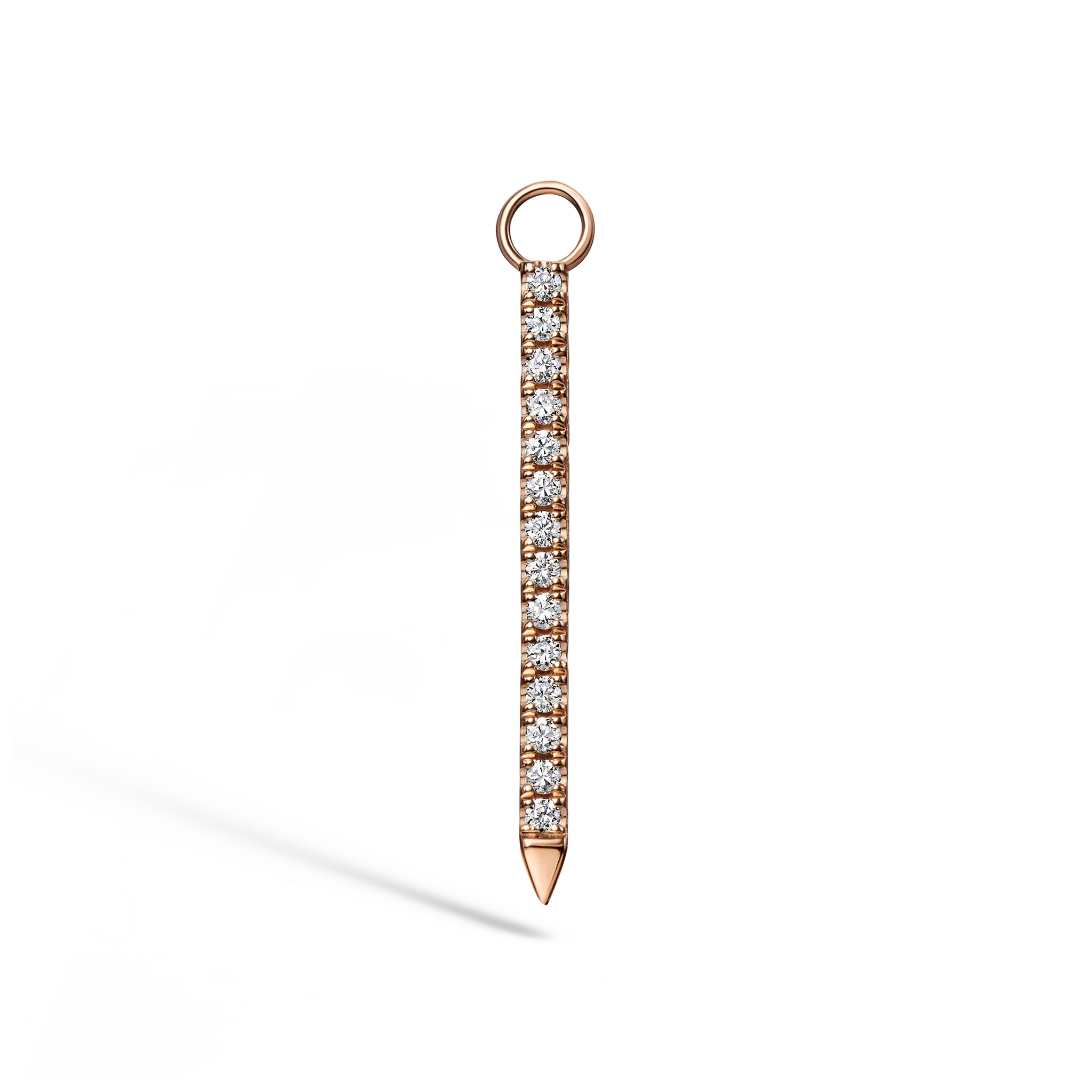 Black and White Diamond Eternity Bar Charm - Image 31