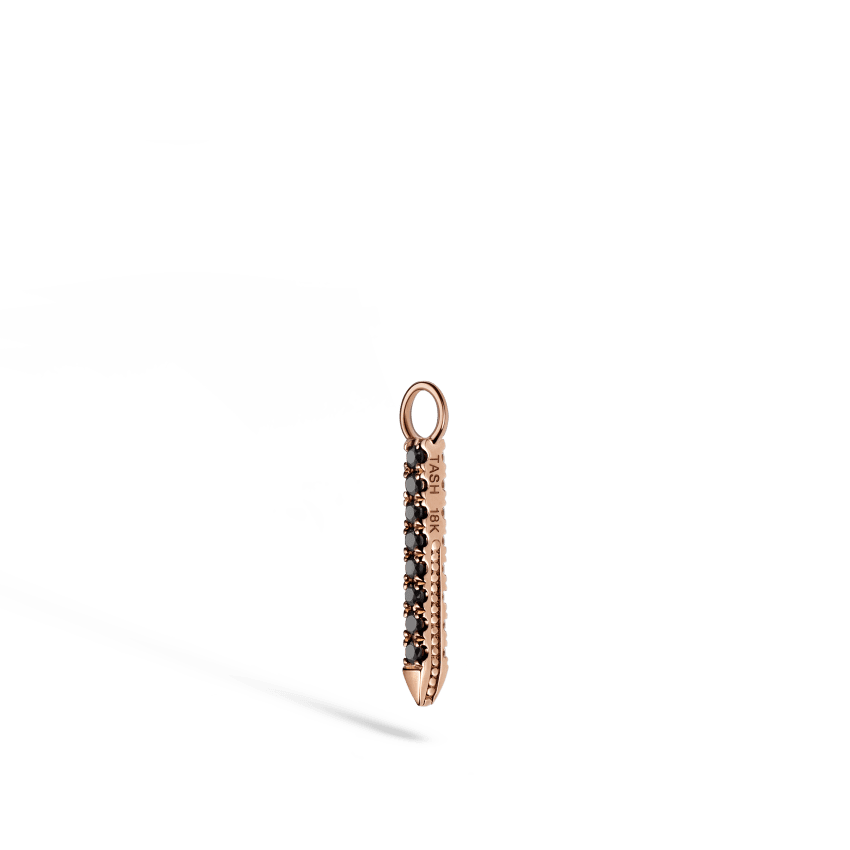 Black and White Diamond Eternity Bar Charm - Image 6