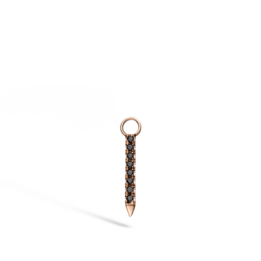 Black and White Diamond Eternity Bar Charm - Image 7