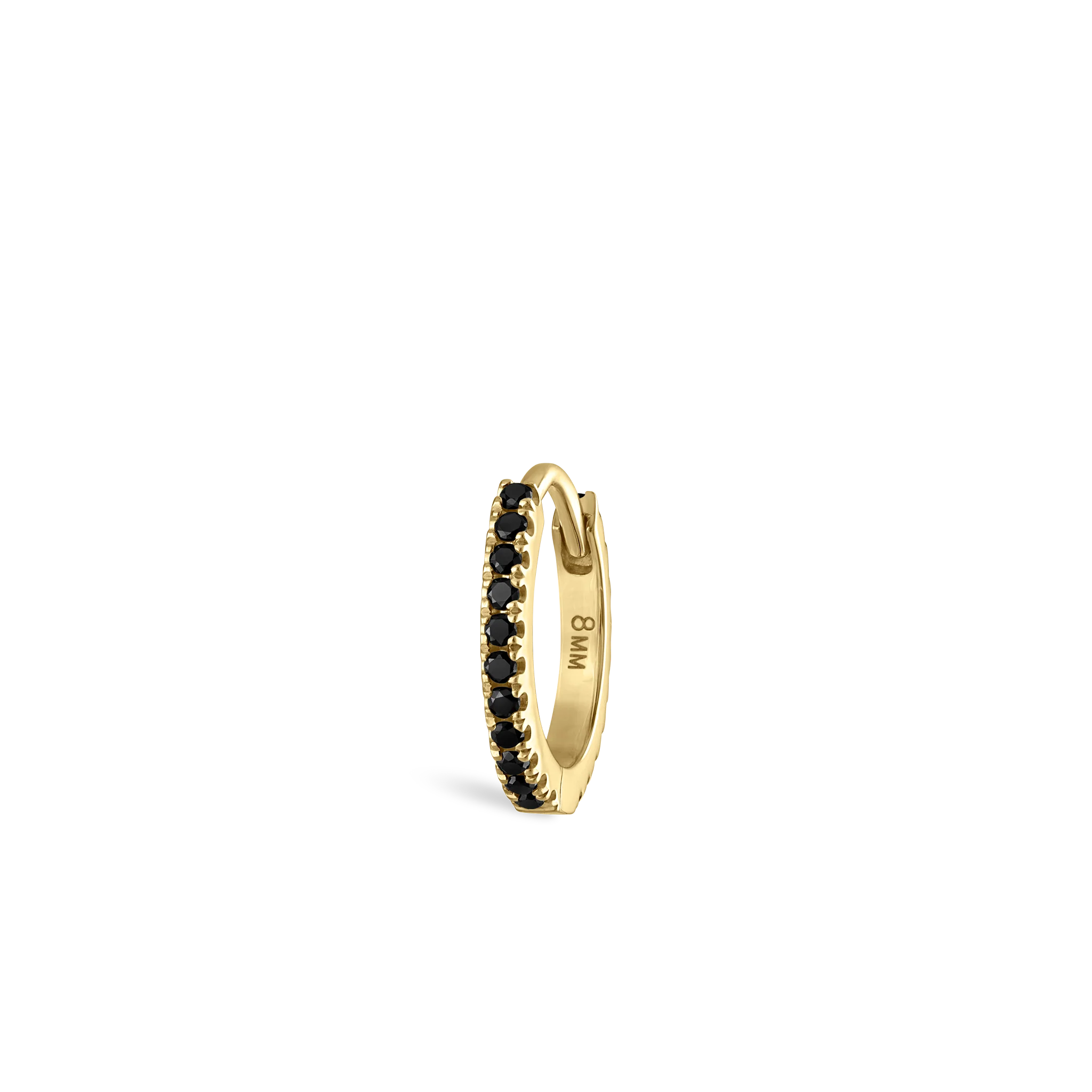 Black Diamond Eternity Hoop Earring - Image 106