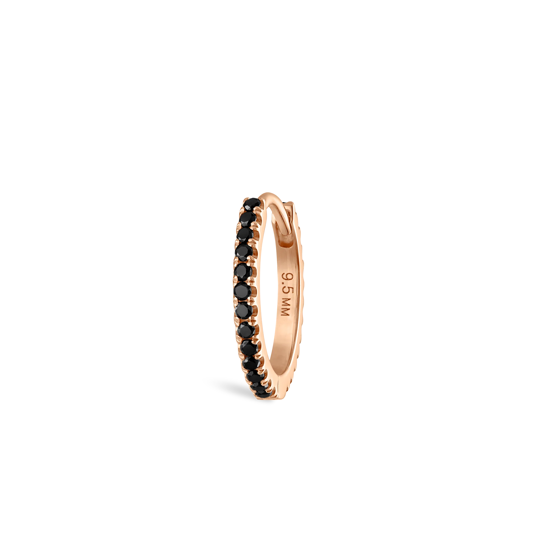 Black Diamond Eternity Hoop Earring - Image 107