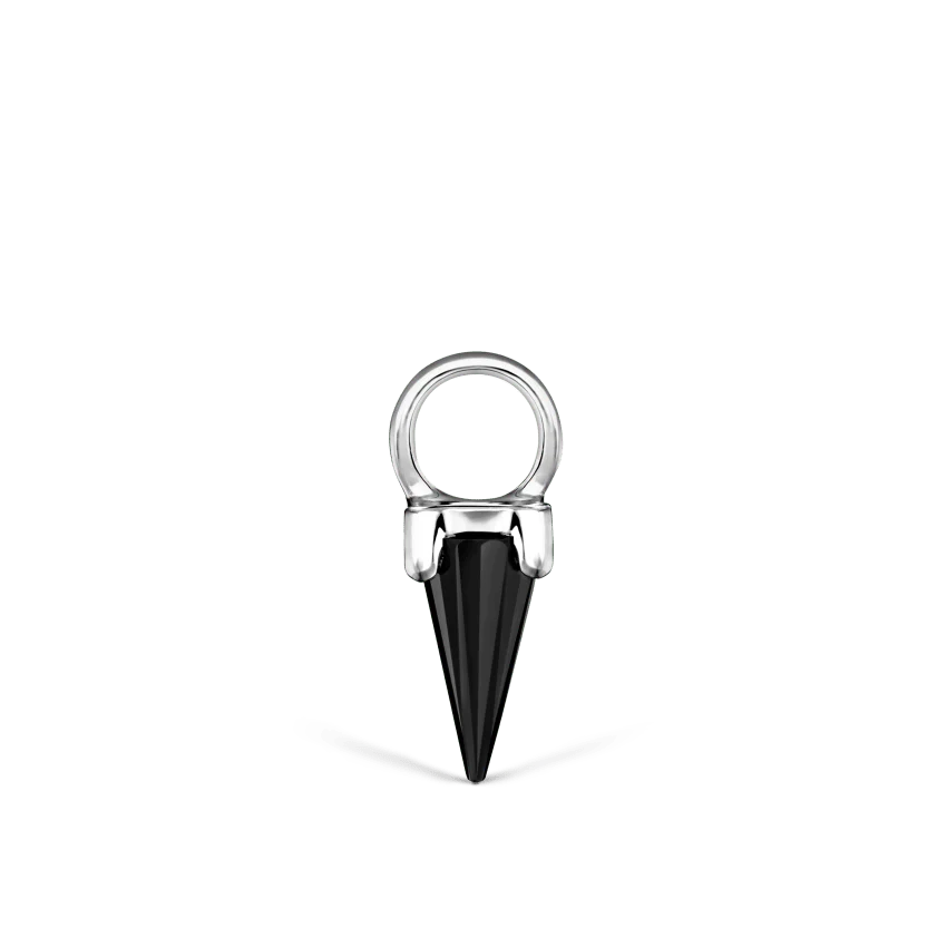 Black Moissanite Spike Charm - Image 2