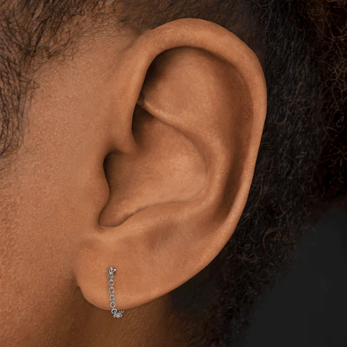 Chain Wrap Stud Earring - Image 11