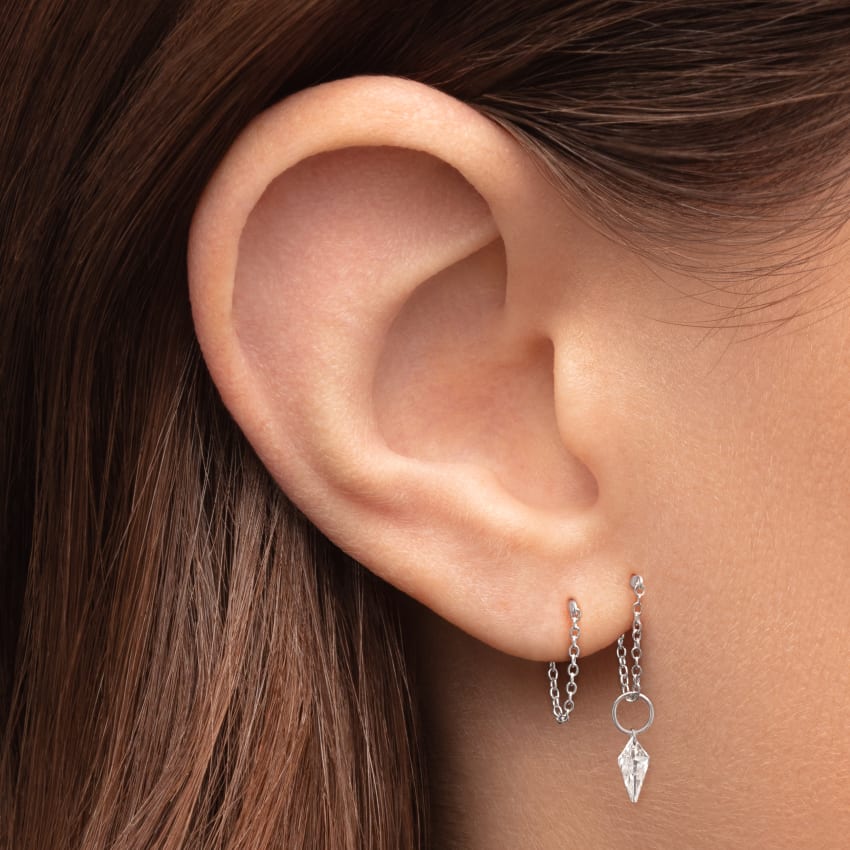 Chain Wrap Stud Earring - Image 33
