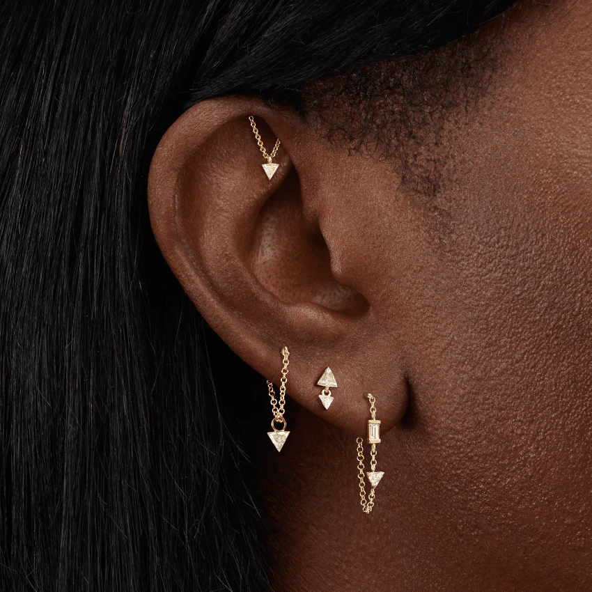 Chain Wrap Stud Earring - Image 35