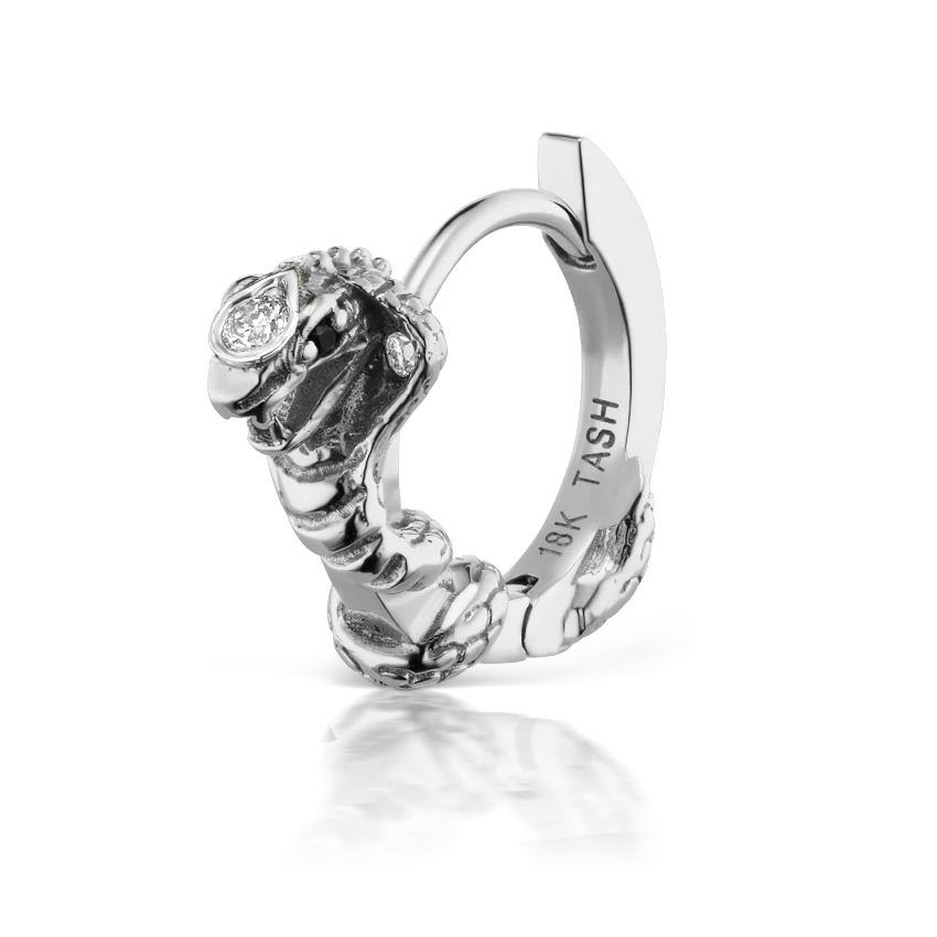 Cobra Ring with Black Diamond Eyes - Image 3
