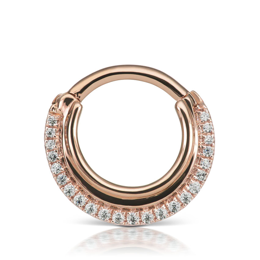Cubic Zirconia Dhara Hoop Earring - Image 10