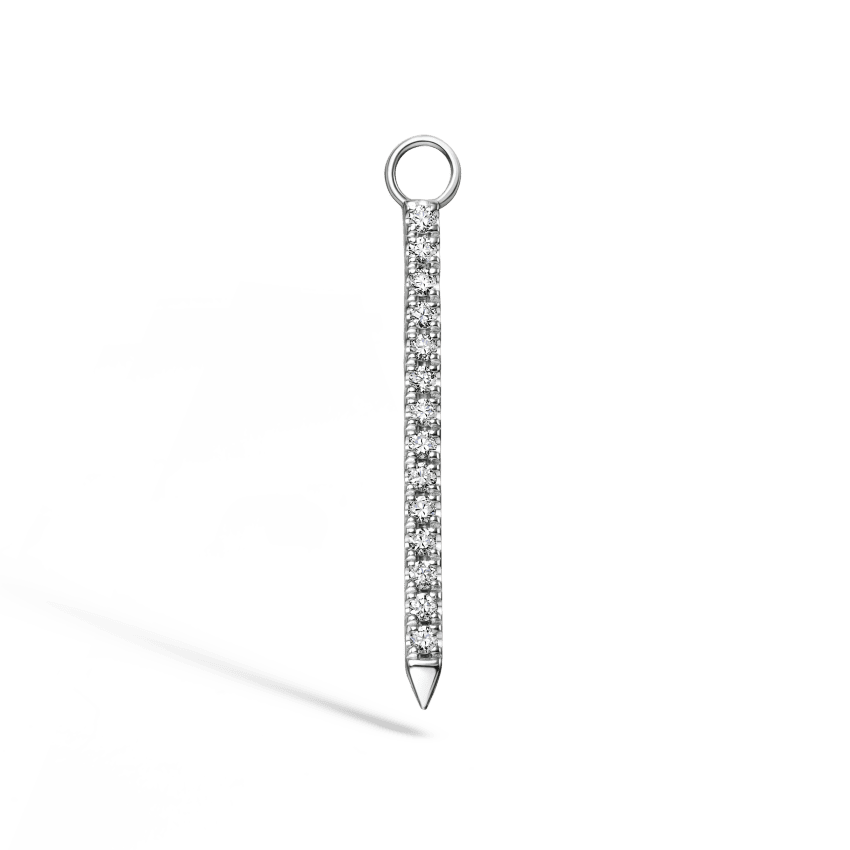 Diamond and Emerald Eternity Bar Charm - Image 13