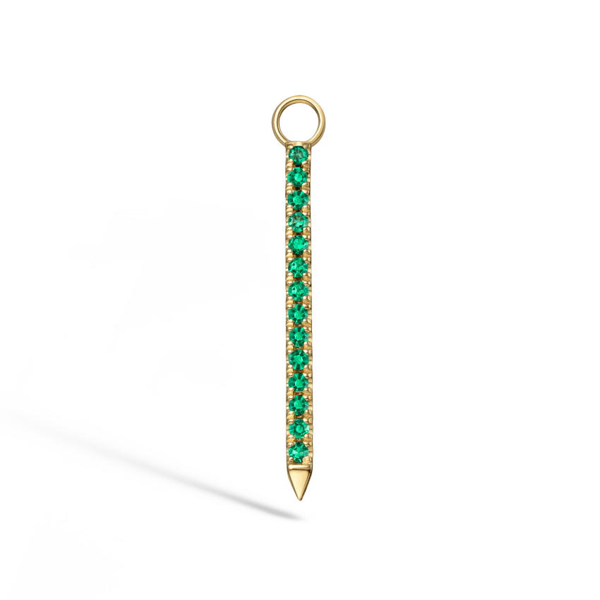 Diamond and Emerald Eternity Bar Charm - Image 27