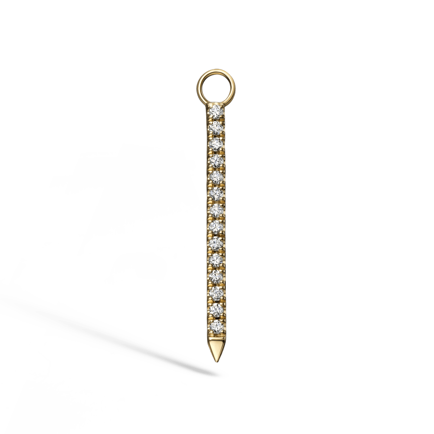Diamond and Emerald Eternity Bar Charm - Image 30