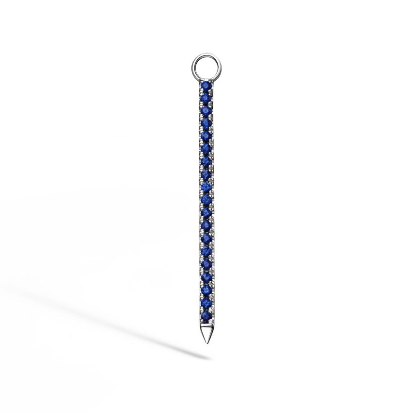 Diamond and Sapphire Eternity Bar Charm - Image 12