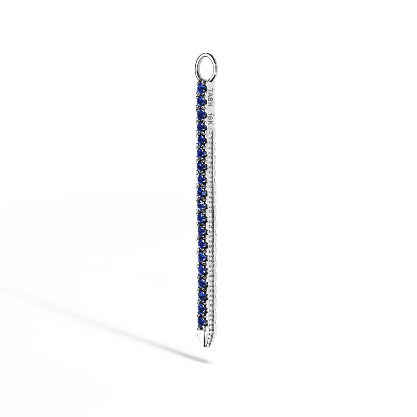 Diamond and Sapphire Eternity Bar Charm - Image 16