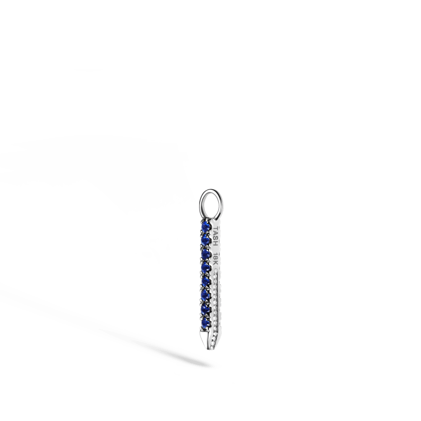 Diamond and Sapphire Eternity Bar Charm - Image 6
