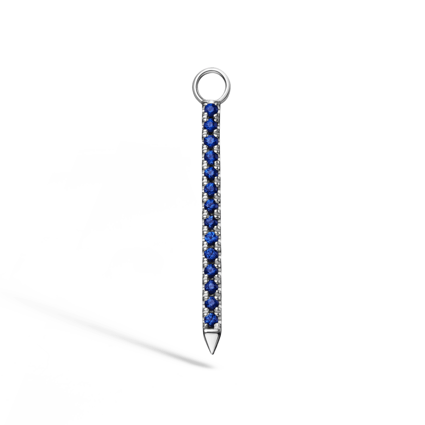 Diamond and Sapphire Eternity Bar Charm - Image 7