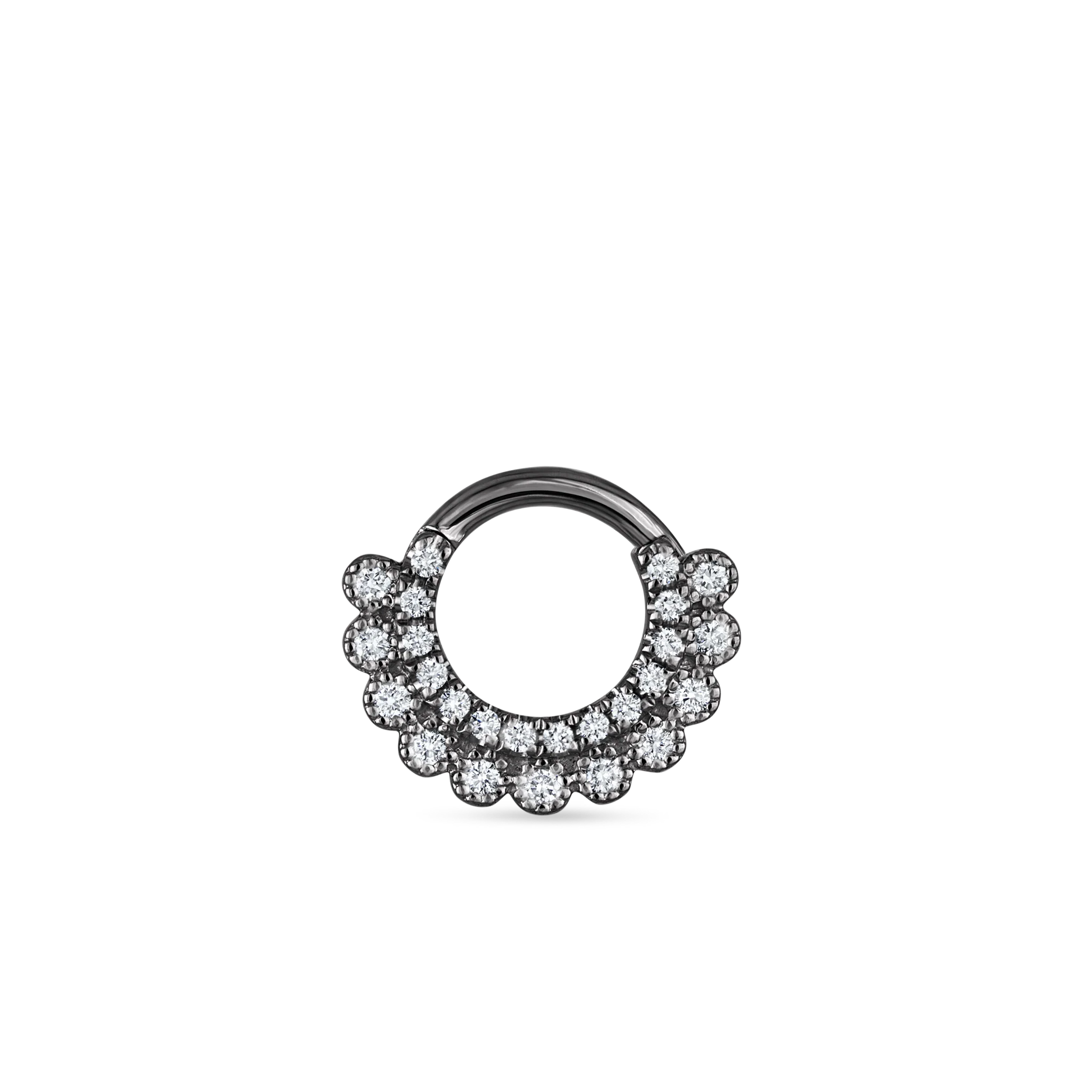 Diamond Apsara Hoop Earring - Image 21