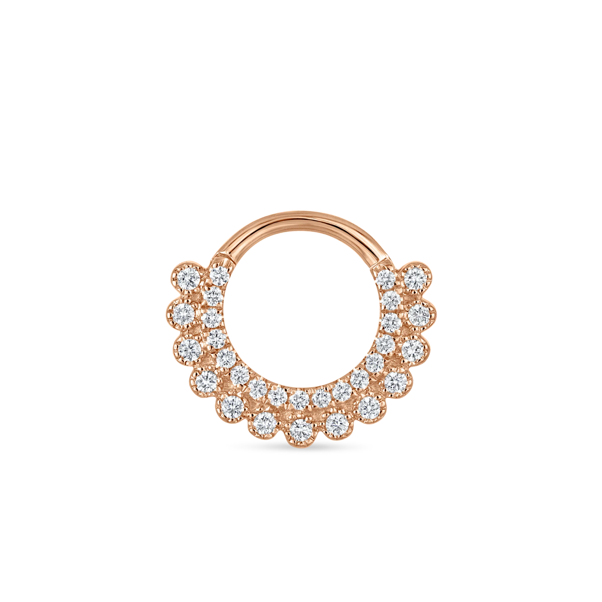 Diamond Apsara Hoop Earring - Image 26