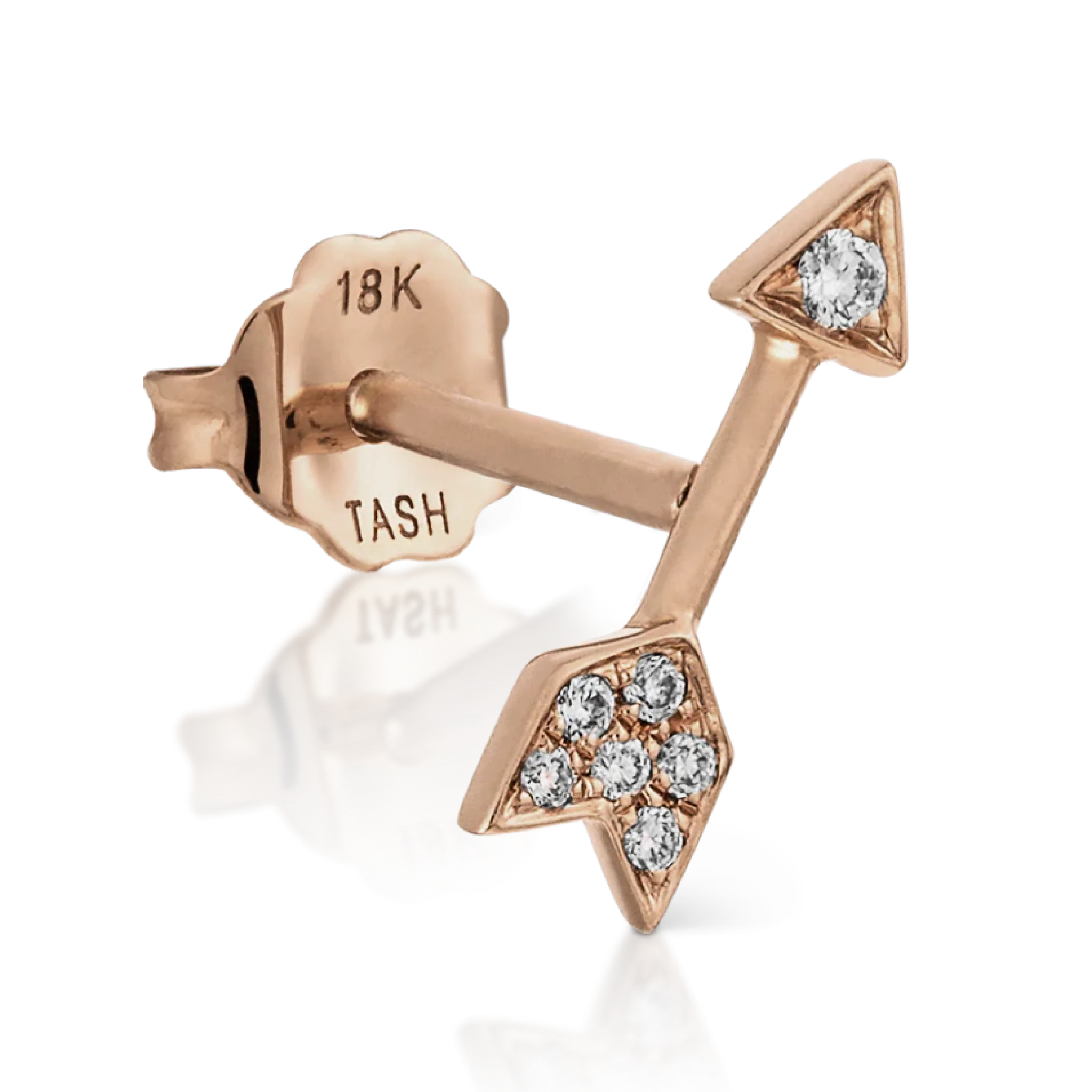 Diamond Arrow Stud Earring - Image 10
