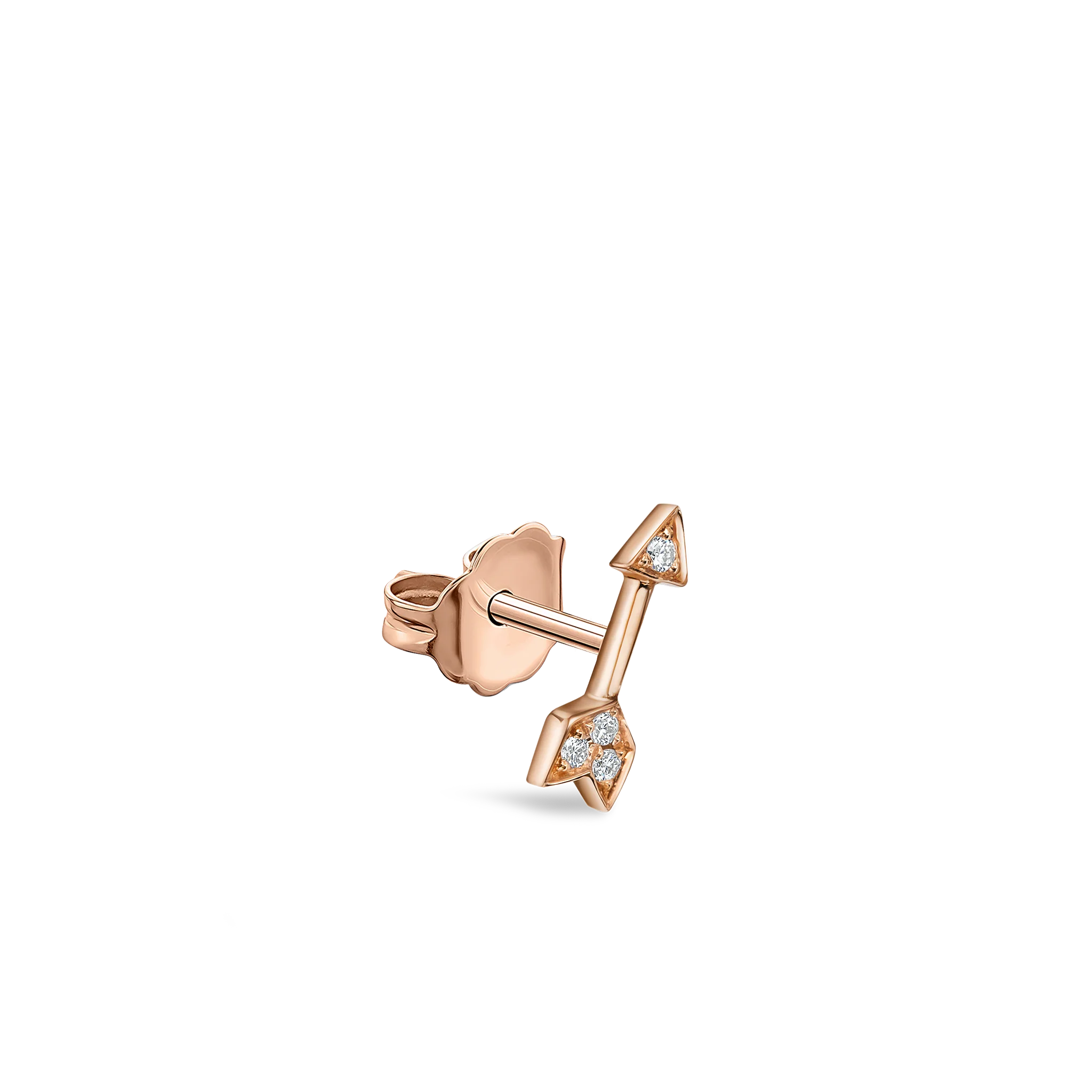 Diamond Arrow Stud Earring - Image 11
