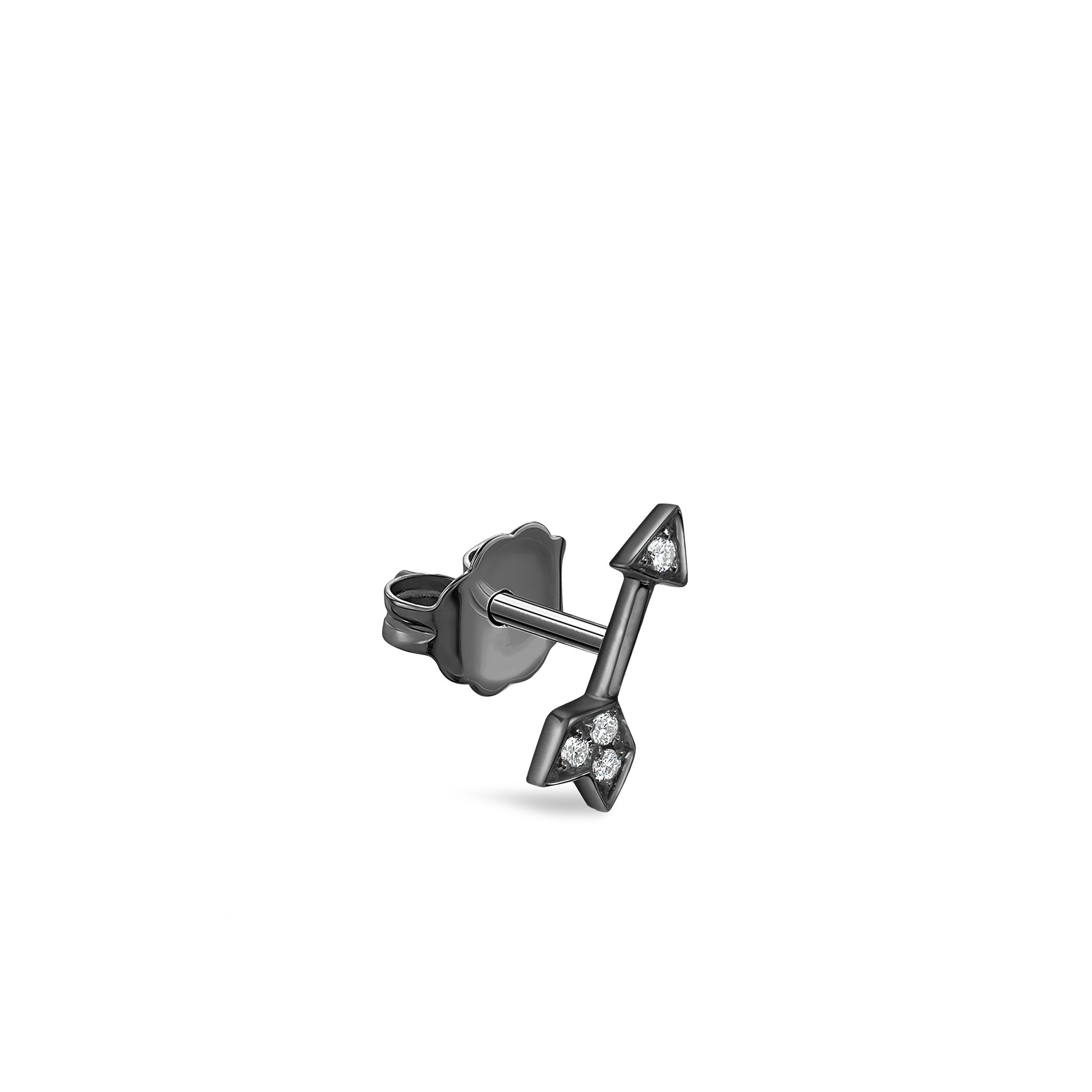 Diamond Arrow Stud Earring - Image 12