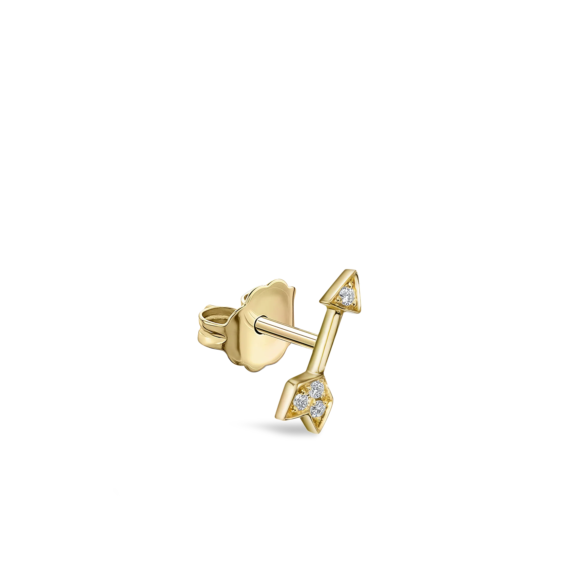 Diamond Arrow Stud Earring - Image 13