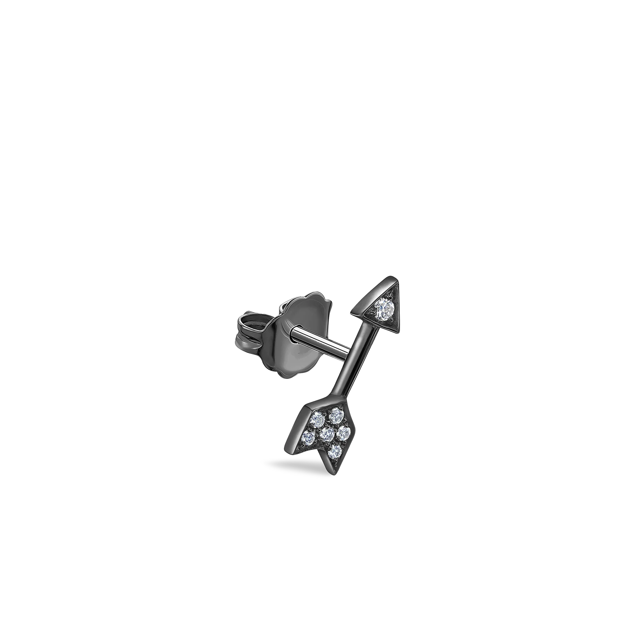 Diamond Arrow Stud Earring - Image 16